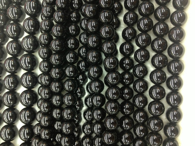 【DIY A級天然 黑瑪瑙圓珠 散珠 飾品配珠】價(jià)格,廠家,圖片,其他工藝品原料、輔料、配件,義烏市夢中電子商務(wù)商行-